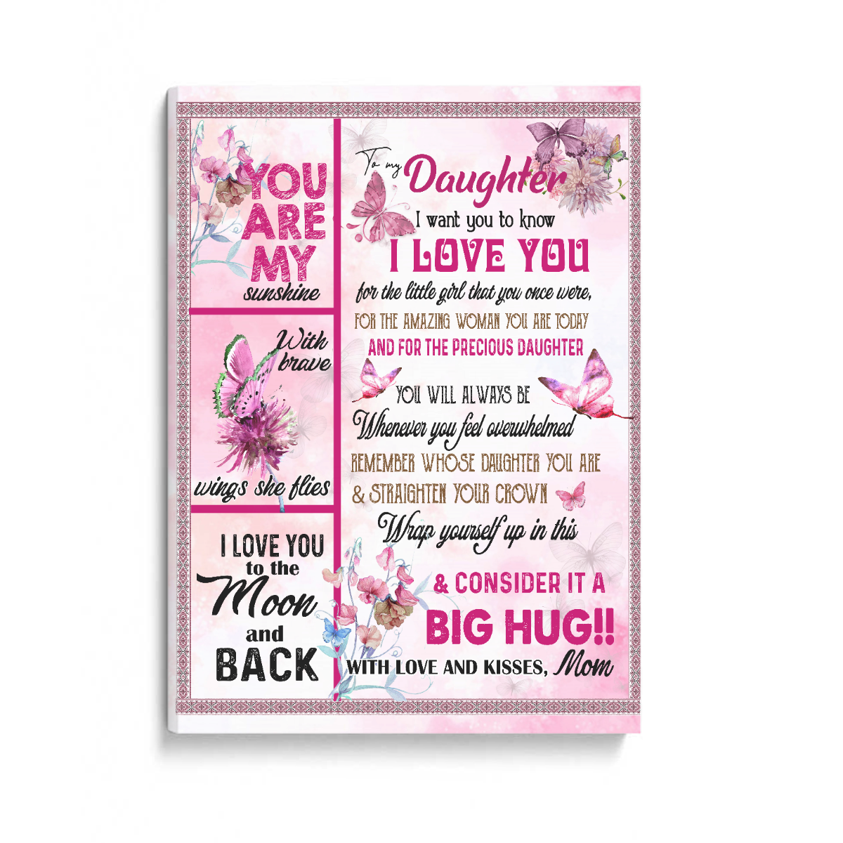 Mom To Daughter Letter 3 Canvas | Gift for Daughter 1645696648247.jpg