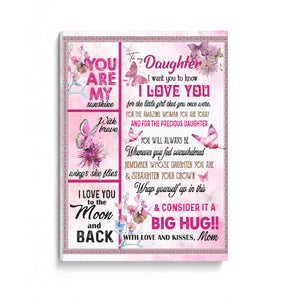 Mom To Daughter Letter 3 Canvas | Gift for Daughter 1645696648247.jpg