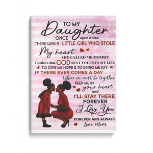 To My Daughter She Called Me Mommy Canvas Gift For Daughter From Mom To Daughter Home Decor 1645699570266.jpg