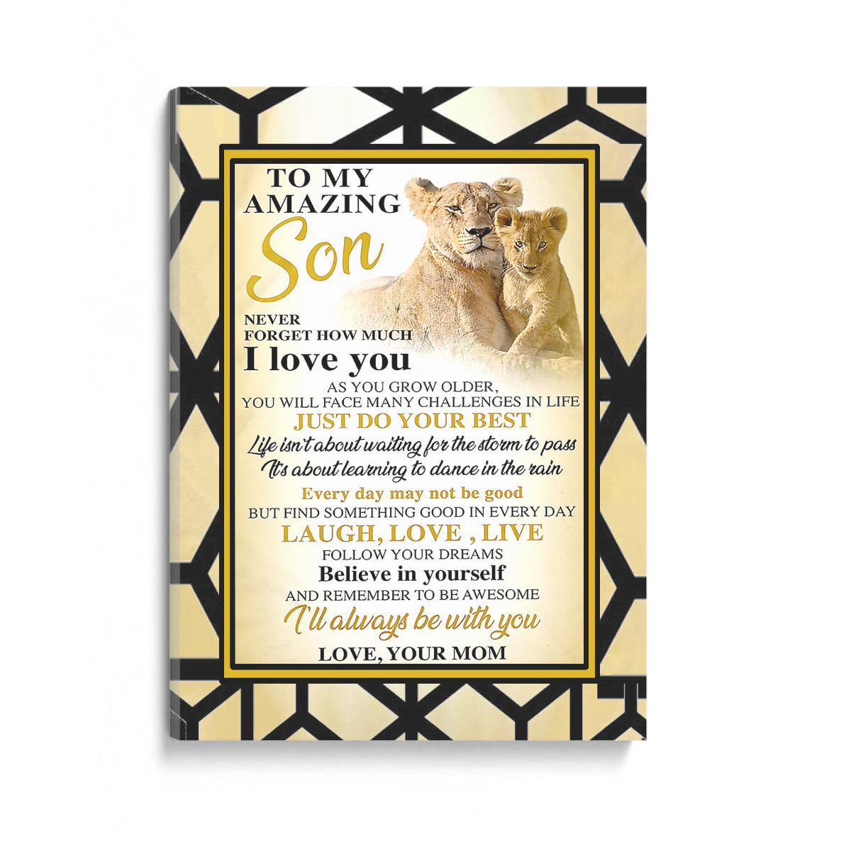 Mom To Son Lion Canvas To My Amazing Son - Gift For Son 1645701503222.jpg