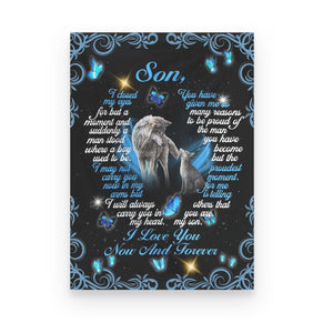 To My Son Wolf Canvas | Gift for Son 1645701508644.jpg