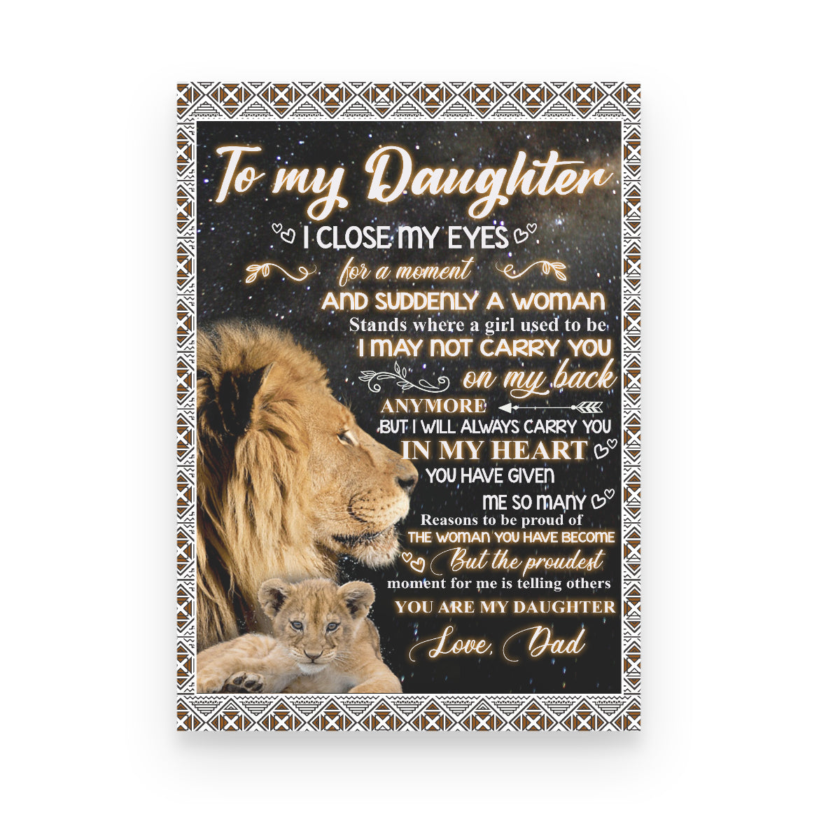 To My Daughter I Close My Eyes For A Moment Canvas Gift For Daughter From Dad To Daughter  1645701571619.jpg
