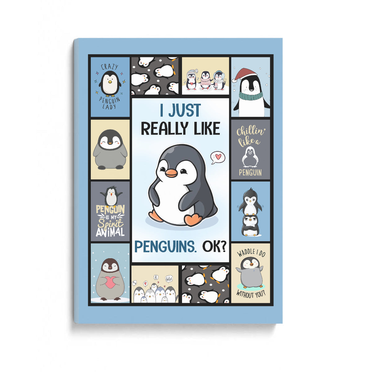 Penguin I Just Really Like Penguins Canvas 1645760508709.jpg