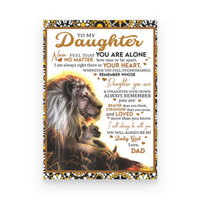 To My Daughter Lion Dad Canvas 1645776739754.jpg