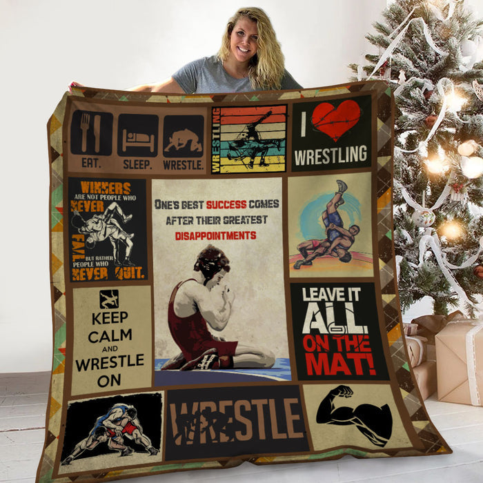 I Love Wrestling Vintage Blanket Gift For Wrestling Lovers Birthday Gift Home Decor Bedding Couch Sofa Soft And Comfy Cozy 1647310267873.jpg