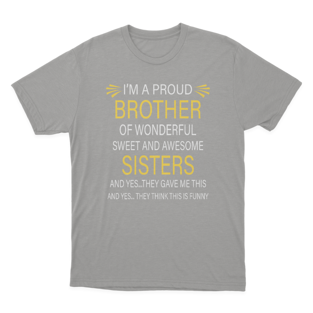 Brother Tee, Brother Tshirt, Brother Gift, Gift to Brother from Sisters, Brother T-shirt 1647849560422.png