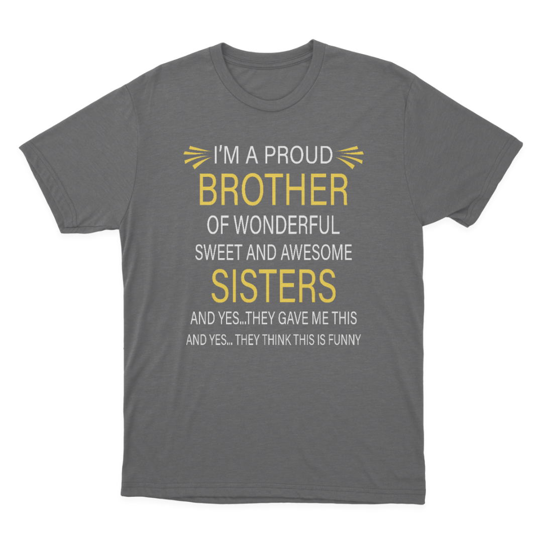 Brother Tee, Brother Tshirt, Brother Gift, Gift to Brother from Sisters, Brother T-shirt 1647849583105.png