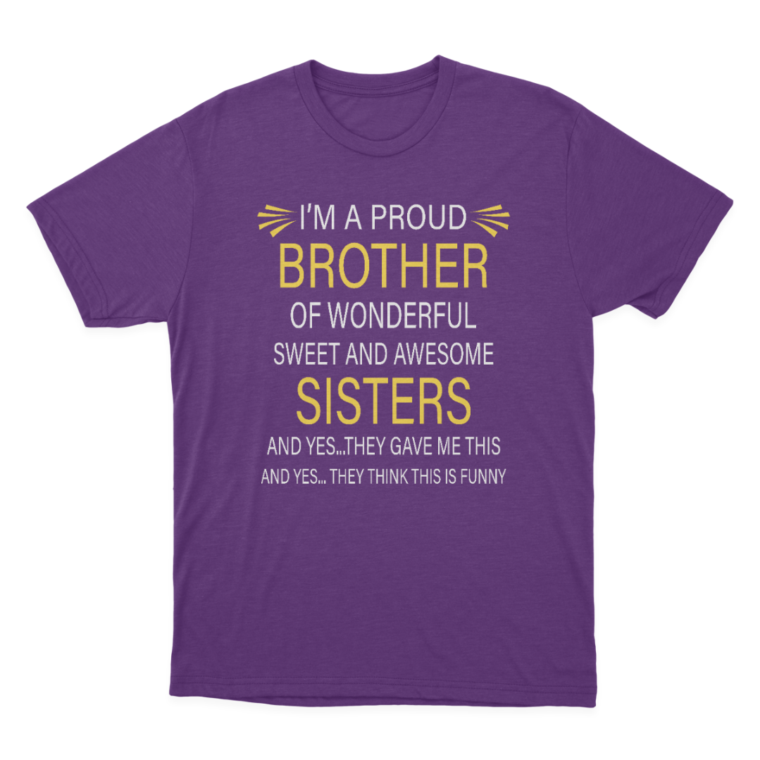 Brother Tee, Brother Tshirt, Brother Gift, Gift to Brother from Sisters, Brother T-shirt 1647849594543.png