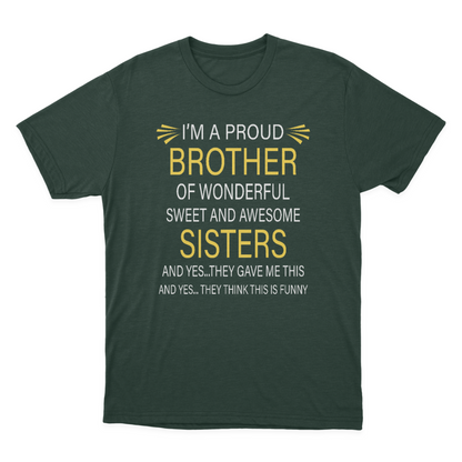 Brother Tee, Brother Tshirt, Brother Gift, Gift to Brother from Sisters, Brother T-shirt 1647849598285.png