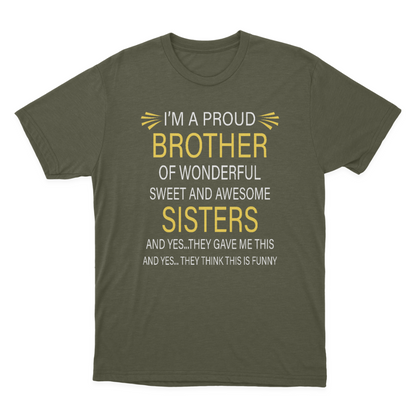 Brother Tee, Brother Tshirt, Brother Gift, Gift to Brother from Sisters, Brother T-shirt 1647849604968.png