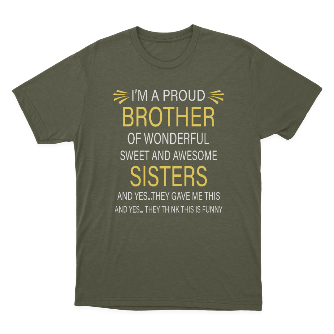 Brother Tee, Brother Tshirt, Brother Gift, Gift to Brother from Sisters, Brother T-shirt 1647849604968.png