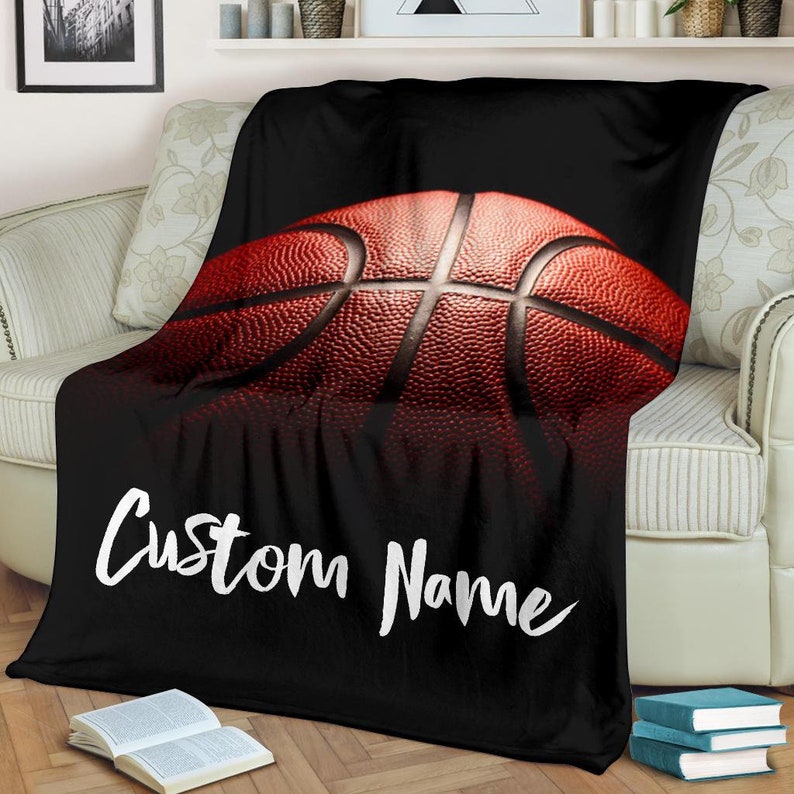 Basketball Personalized Name Blanket Gift For Basketball Lover, Gift For Baby Kids Men Women Birthday Gift Home Decor Bedding Couch Sofa Soft And Comfy Cozy 1648027218156.jpg