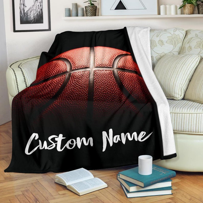 Basketball Personalized Name Blanket Gift For Basketball Lover, Gift For Baby Kids Men Women Birthday Gift Home Decor Bedding Couch Sofa Soft And Comfy Cozy 1648027218202.jpg