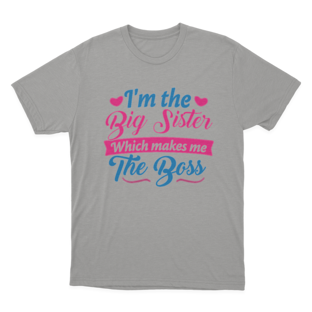 I Am The Big Sister T-shirt for Girls or Adults Novelty Gift 1648197012437.png