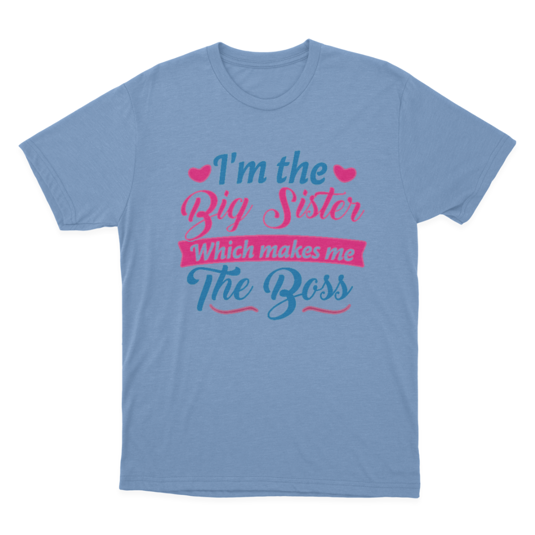 I Am The Big Sister T-shirt for Girls or Adults Novelty Gift 1648197019398.png