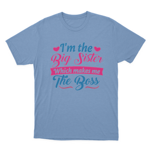 I Am The Big Sister T-shirt for Girls or Adults Novelty Gift 1648197019398.png