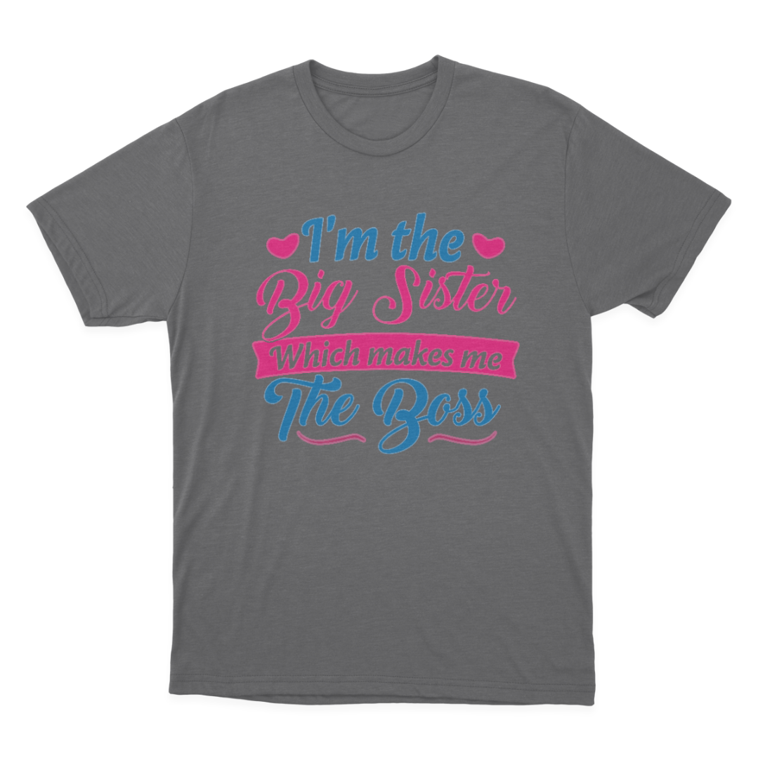 I Am The Big Sister T-shirt for Girls or Adults Novelty Gift 1648197022825.png