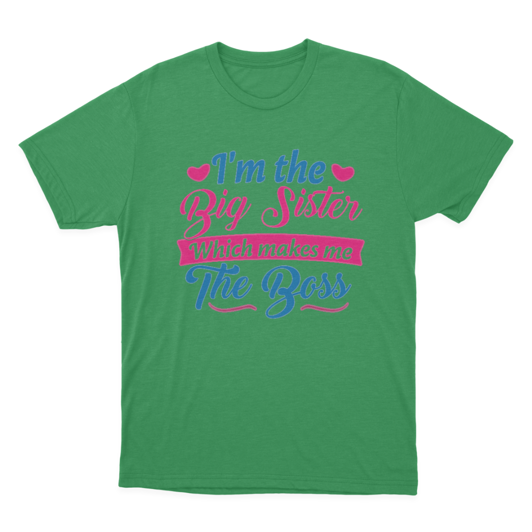 I Am The Big Sister T-shirt for Girls or Adults Novelty Gift 1648197026542.png