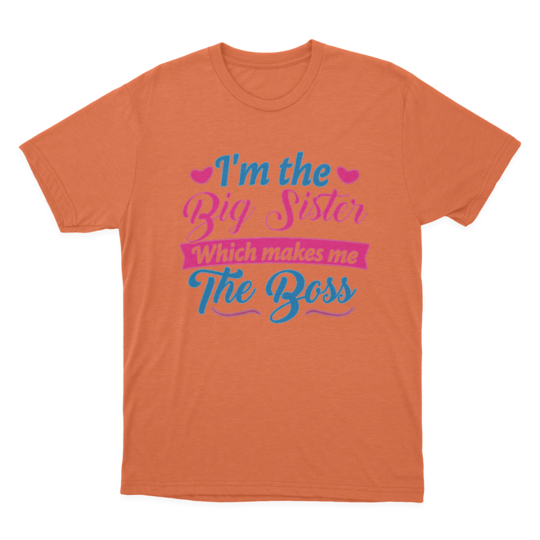 I Am The Big Sister T-shirt for Girls or Adults Novelty Gift 1648197029819.png