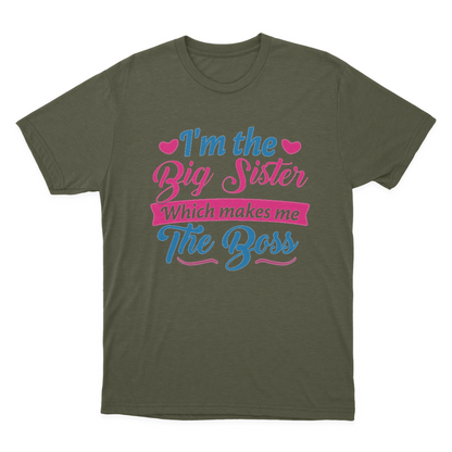 I Am The Big Sister T-shirt for Girls or Adults Novelty Gift 1648197039240.png