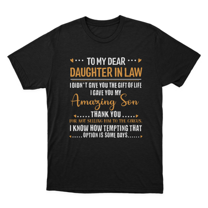 Gift for Soon to Be Daughter in Law T-shirt 1648199456560.png
