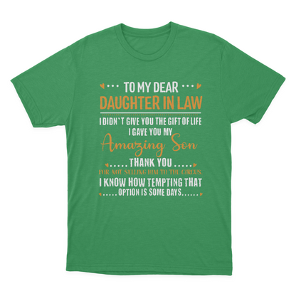 Gift for Soon to Be Daughter in Law T-shirt 1648199483357.png