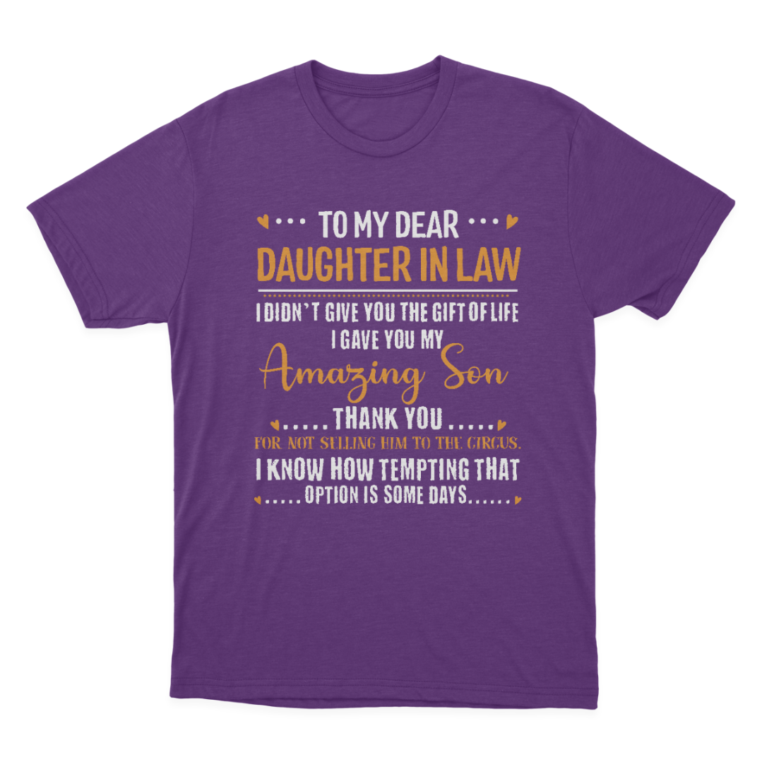 Gift for Soon to Be Daughter in Law T-shirt 1648199490982.png