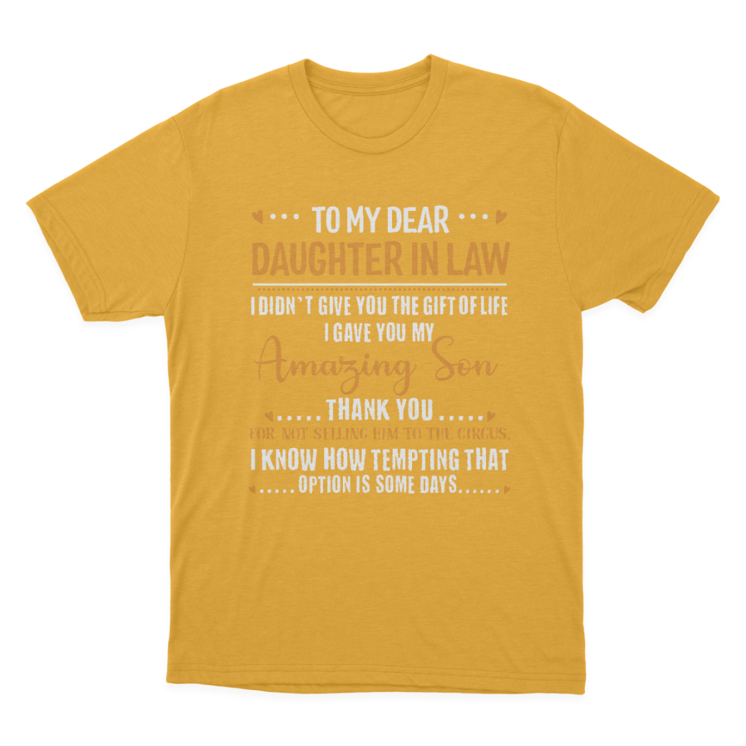 Gift for Soon to Be Daughter in Law T-shirt 1648199494660.png