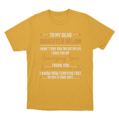 Gift for Soon to Be Daughter in Law T-shirt 1648199494660.png
