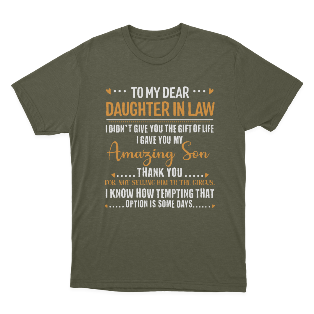 Gift for Soon to Be Daughter in Law T-shirt 1648199498237.png