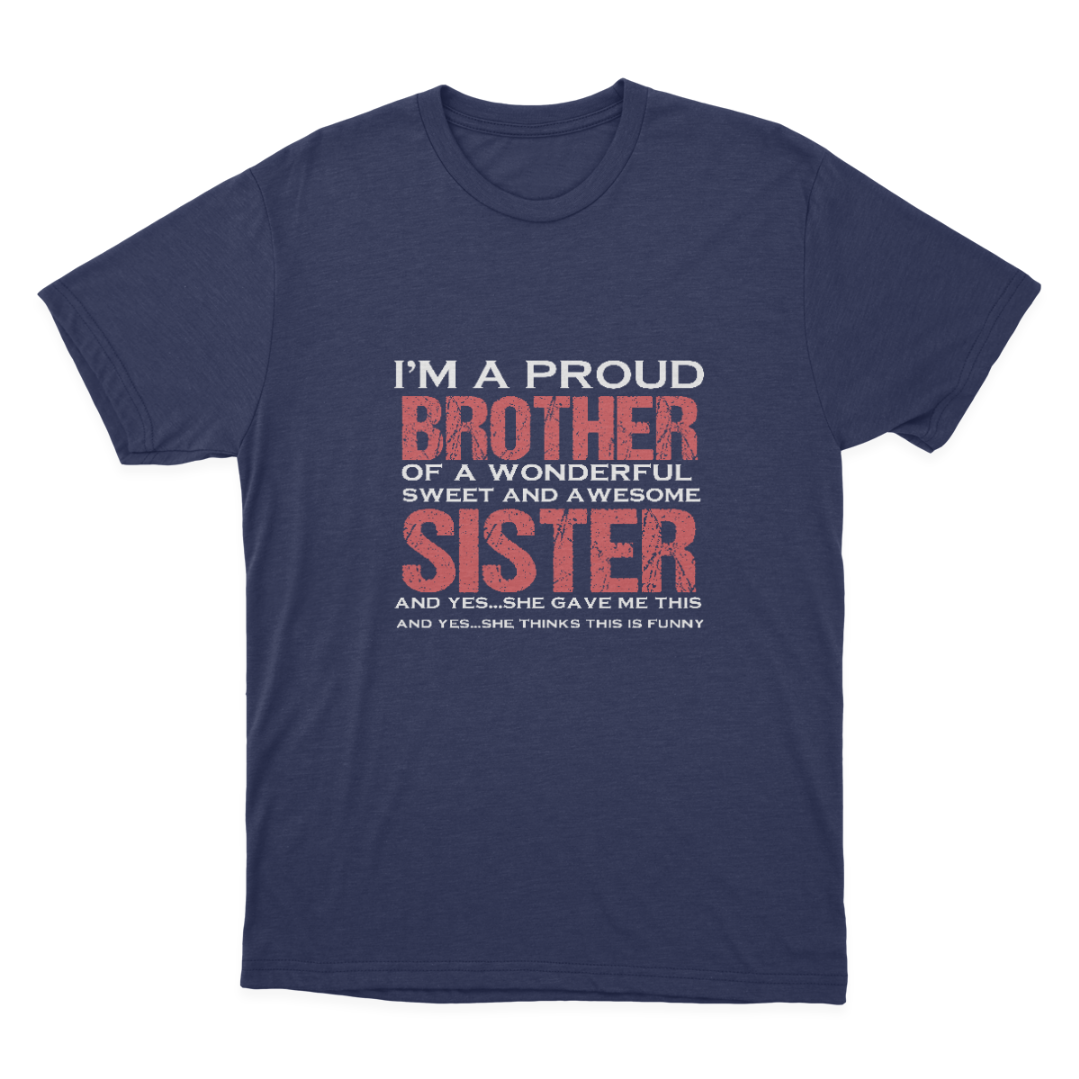 Funny Gift for Brother from Awesome Sister Birthd T-shirt 1648200506271.png