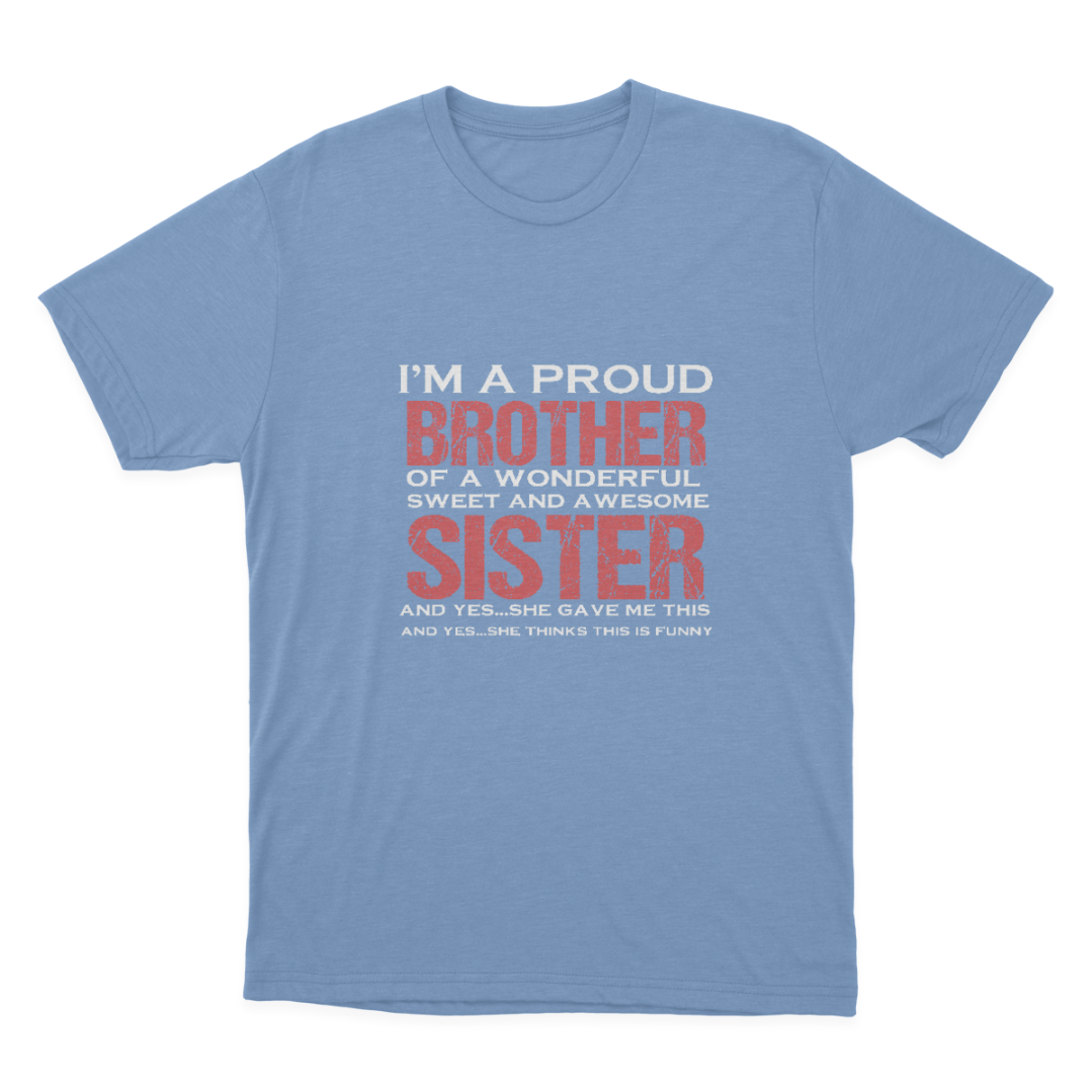 Funny Gift for Brother from Awesome Sister Birthd T-shirt 1648200517973.png