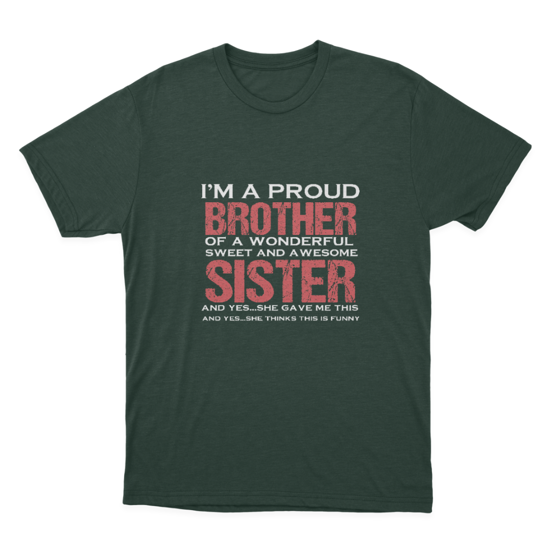 Funny Gift for Brother from Awesome Sister Birthd T-shirt 1648200537638.png
