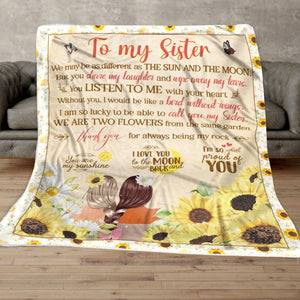 To My Sister The Sun And The Moon Sunflower Blanket Gift For Sister Bestie Girlfriend Birthday Gift Home Decor Bedding Couch Sofa Soft And Comfy Cozy 1649385566687.jpg