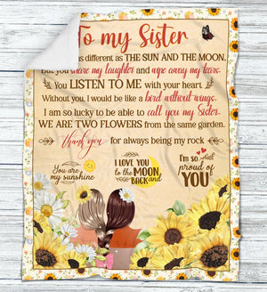 To My Sister The Sun And The Moon Sunflower Blanket Gift For Sister Bestie Girlfriend Birthday Gift Home Decor Bedding Couch Sofa Soft And Comfy Cozy 1649385567330.jpg