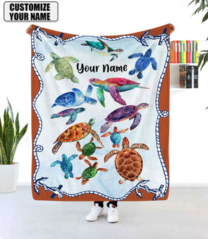 Love Turtle Personalized Blanket Gift For Turtle Lovers, Gift For Ocean Lovers Birthday Gift Home Decor Bedding Couch Sofa Soft And Comfy Cozy 1649752148750.jpg