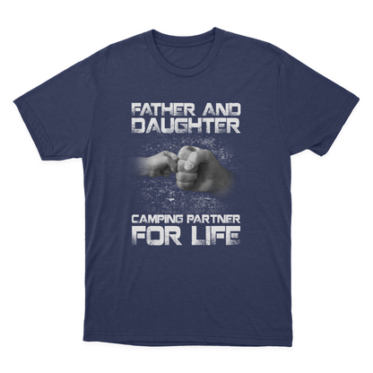 Father and Daughter Camping Partner for Life Gifts for Camping Funny Camping Quotes Camping Gift Ideas T-shirt  1649920532850.png