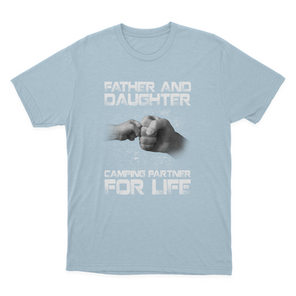 Father and Daughter Camping Partner for Life Gifts for Camping Funny Camping Quotes Camping Gift Ideas T-shirt  1649920539233.png
