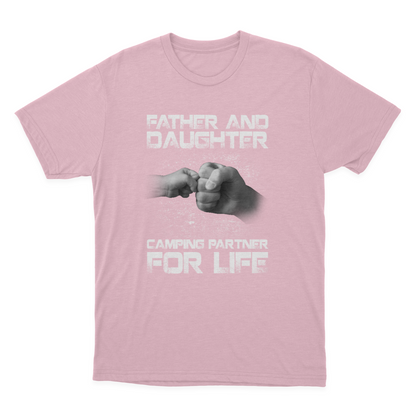 Father and Daughter Camping Partner for Life Gifts for Camping Funny Camping Quotes Camping Gift Ideas T-shirt  1649920542290.png