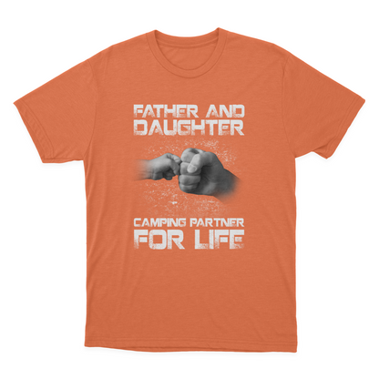 Father and Daughter Camping Partner for Life Gifts for Camping Funny Camping Quotes Camping Gift Ideas T-shirt  1649920555414.png