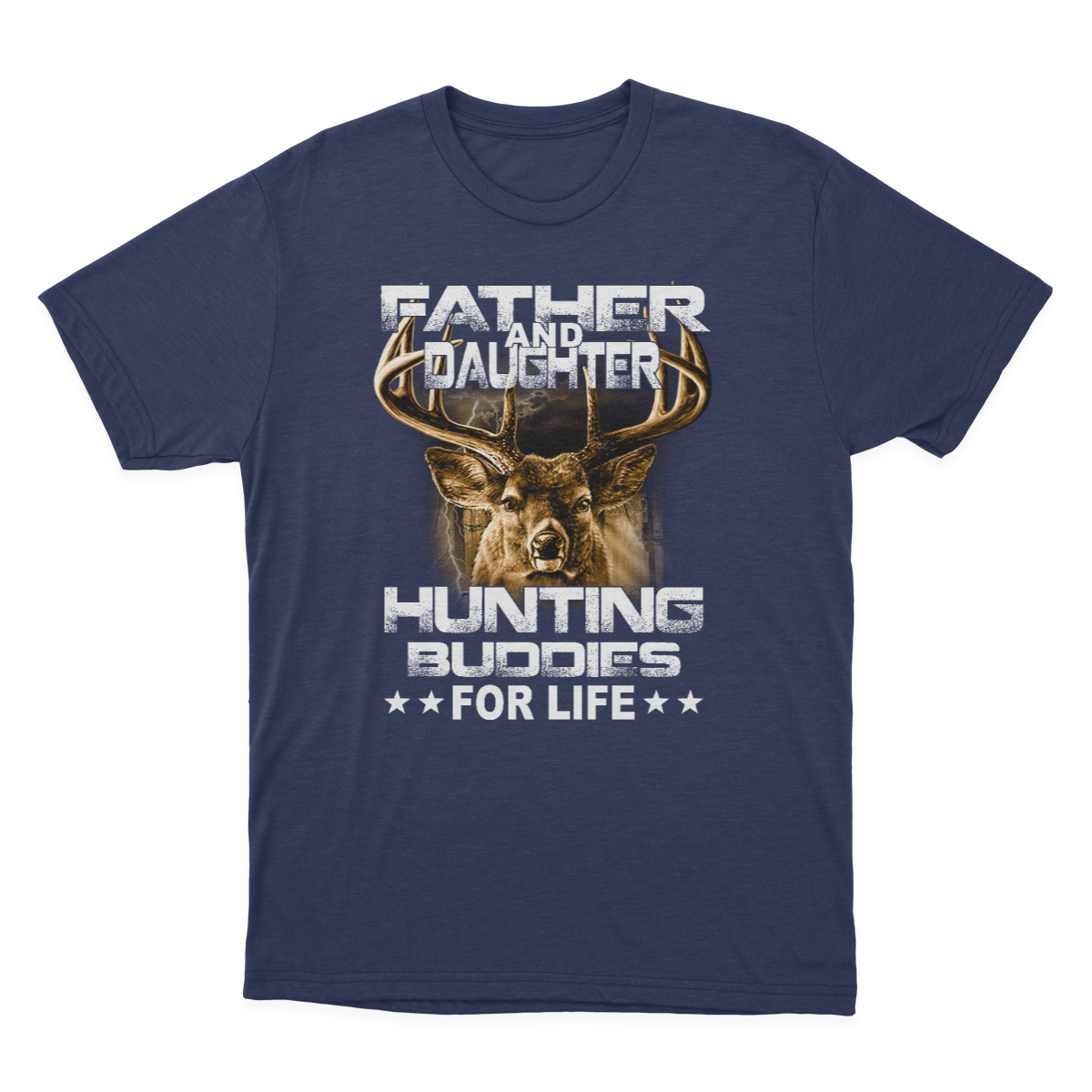 Father and Daughter Hunting Buddies for Life T-shirt Gift for Dad Kids T-shirt  1649921088218.png