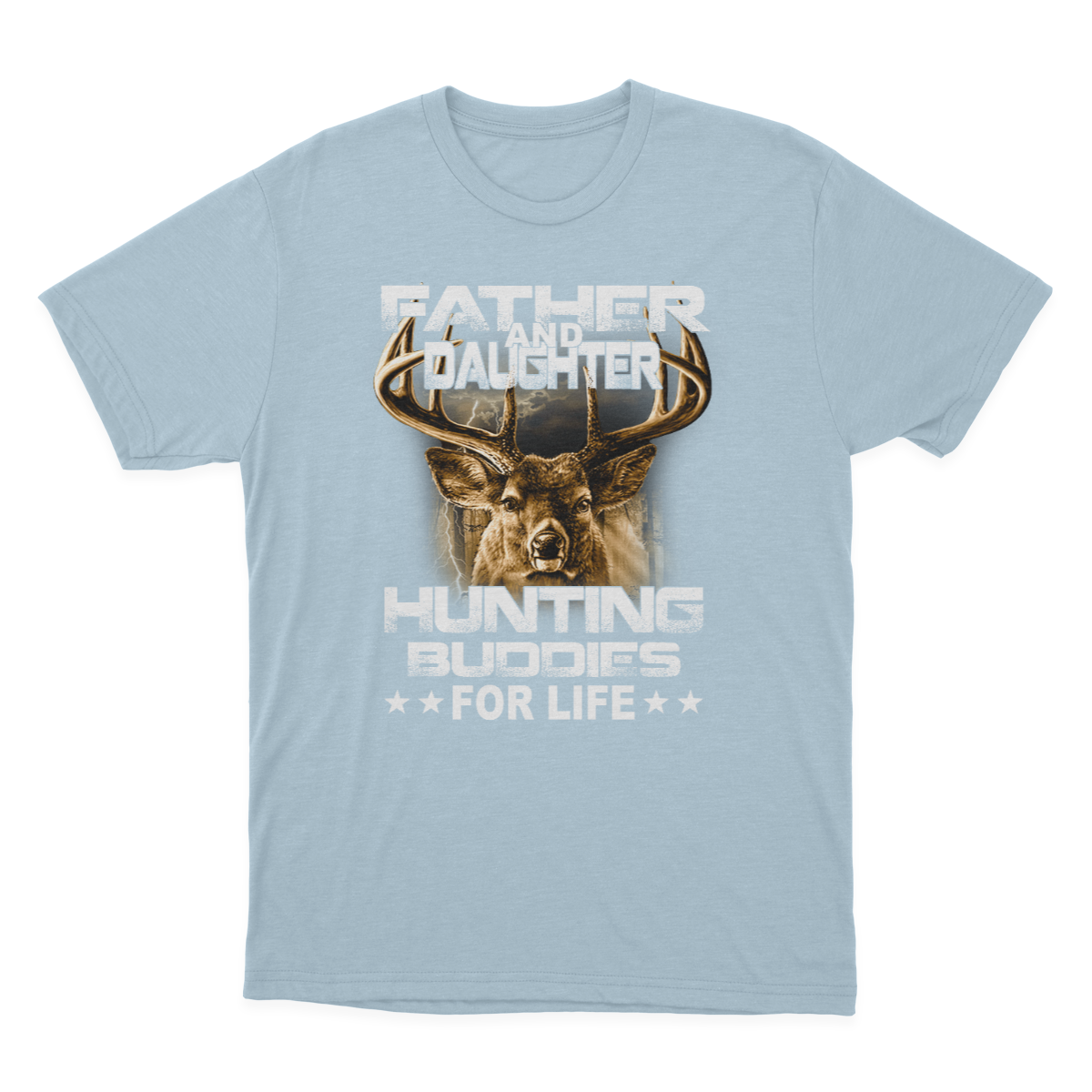 Father and Daughter Hunting Buddies for Life T-shirt Gift for Dad Kids T-shirt  1649921096235.png