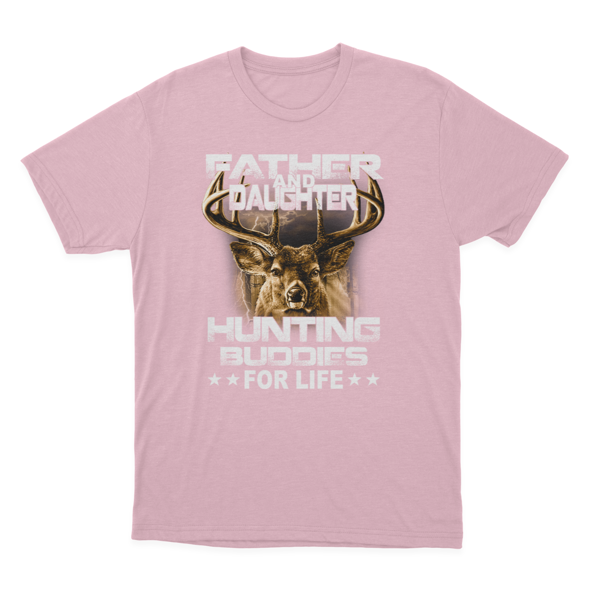 Father and Daughter Hunting Buddies for Life T-shirt Gift for Dad Kids T-shirt  1649921100236.png