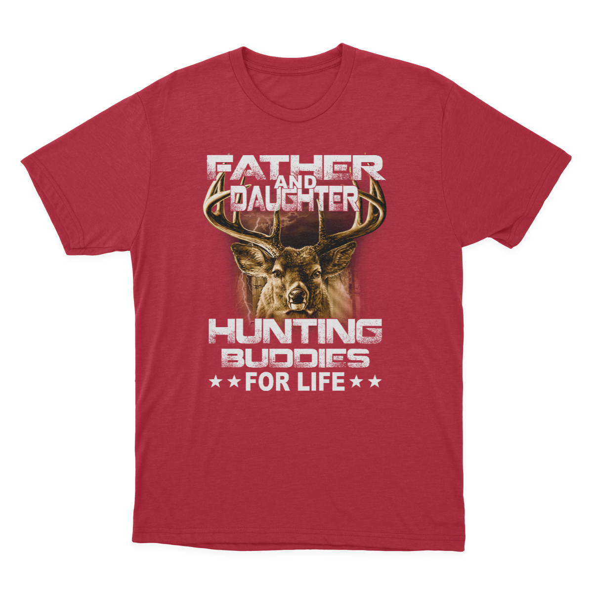 Father and Daughter Hunting Buddies for Life T-shirt Gift for Dad Kids T-shirt  1649921104376.png
