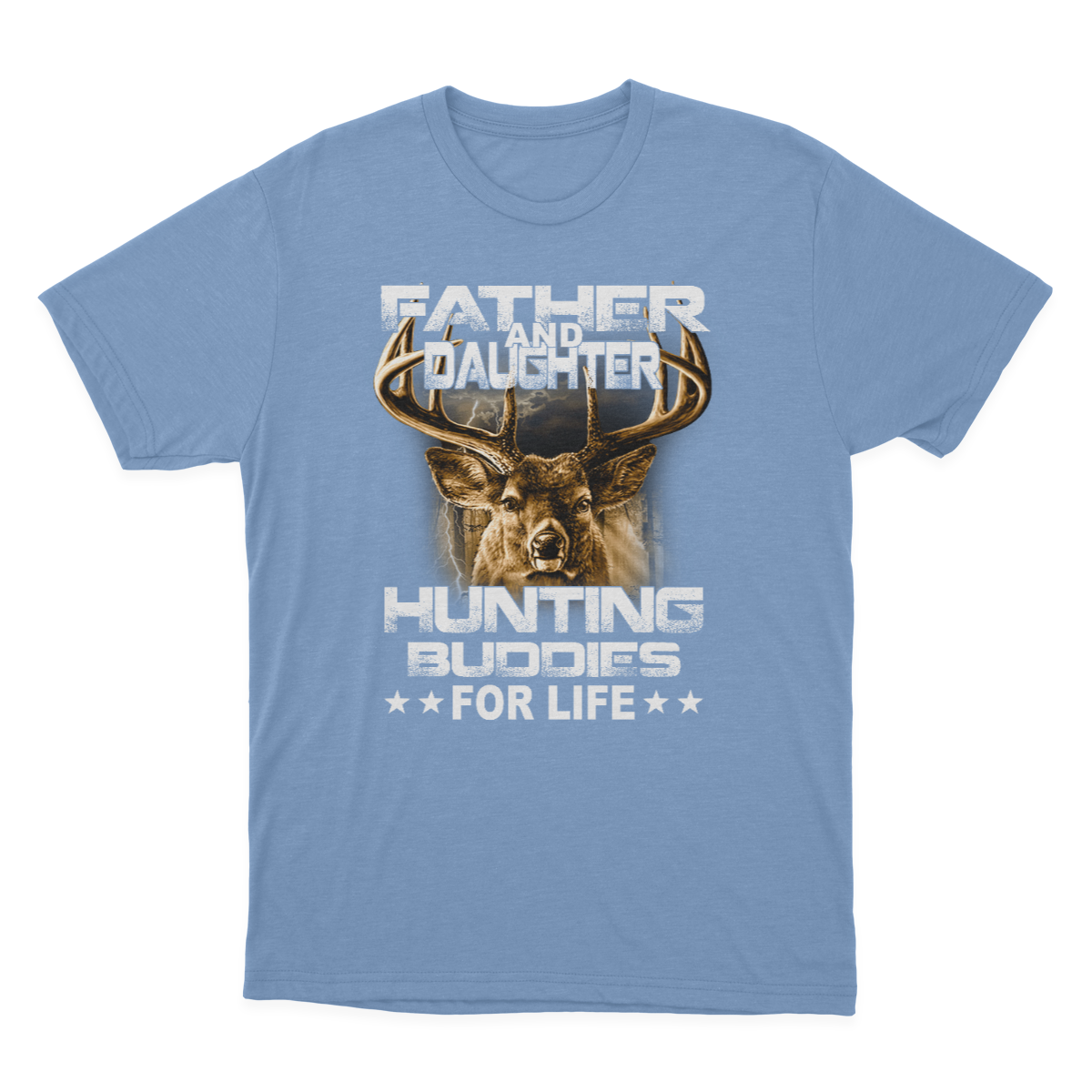 Father and Daughter Hunting Buddies for Life T-shirt Gift for Dad Kids T-shirt  1649921107895.png