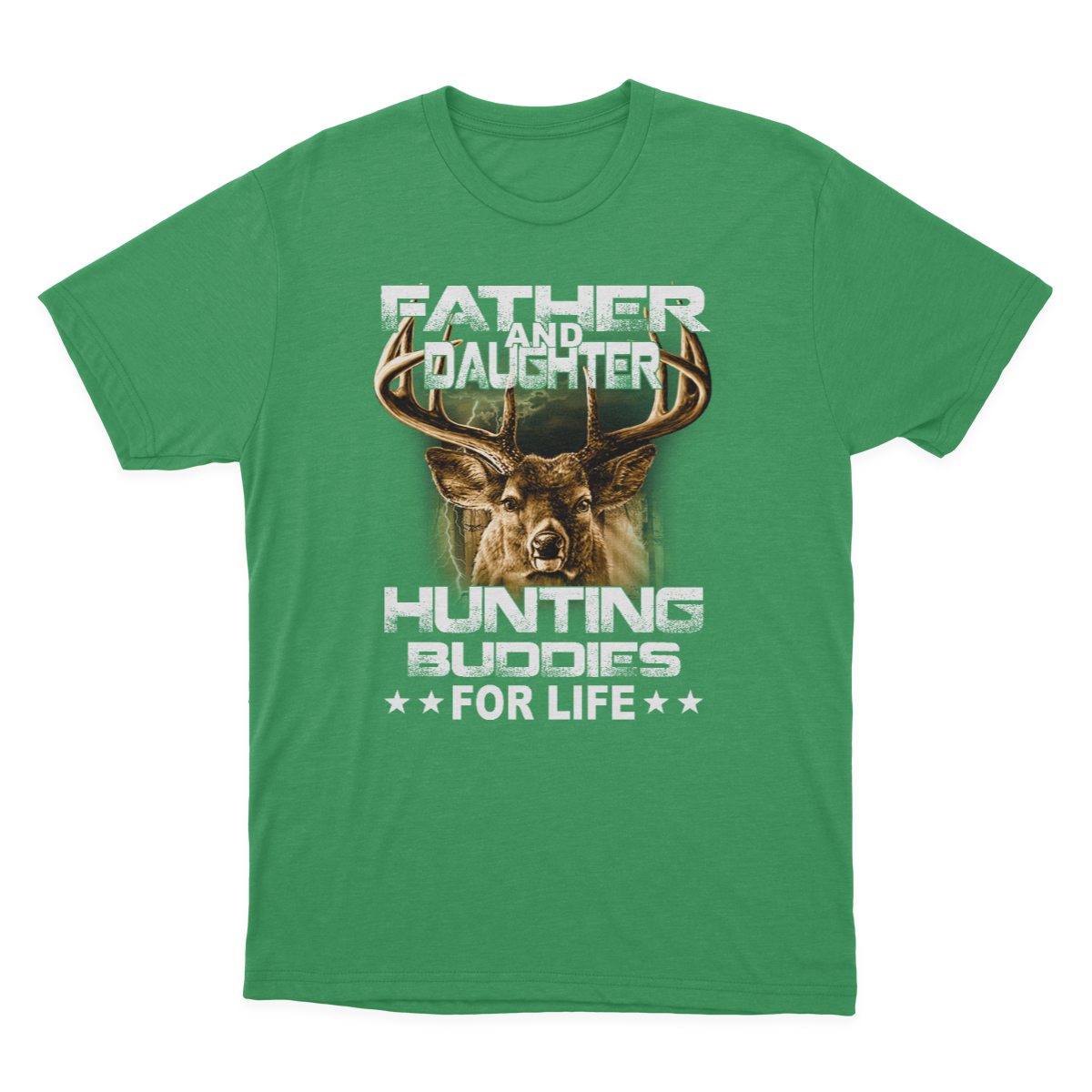 Father and Daughter Hunting Buddies for Life T-shirt Gift for Dad Kids T-shirt  1649921115655.png
