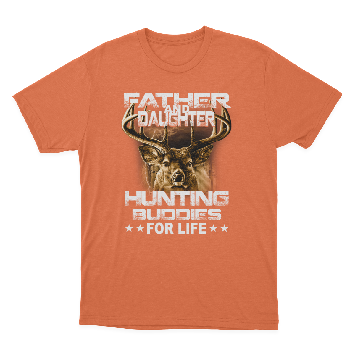 Father and Daughter Hunting Buddies for Life T-shirt Gift for Dad Kids T-shirt  1649921119614.png
