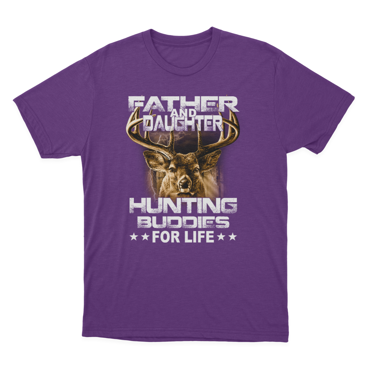 Father and Daughter Hunting Buddies for Life T-shirt Gift for Dad Kids T-shirt  1649921123560.png