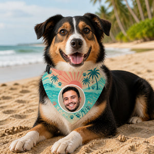 Tropical Face-Photo Pet Bandana Collar - Personalized Pet Bandana Collar With Adjustable Buckle 164bfd3e-4ead-4663-a56e-c5644d1c32a9.jpg