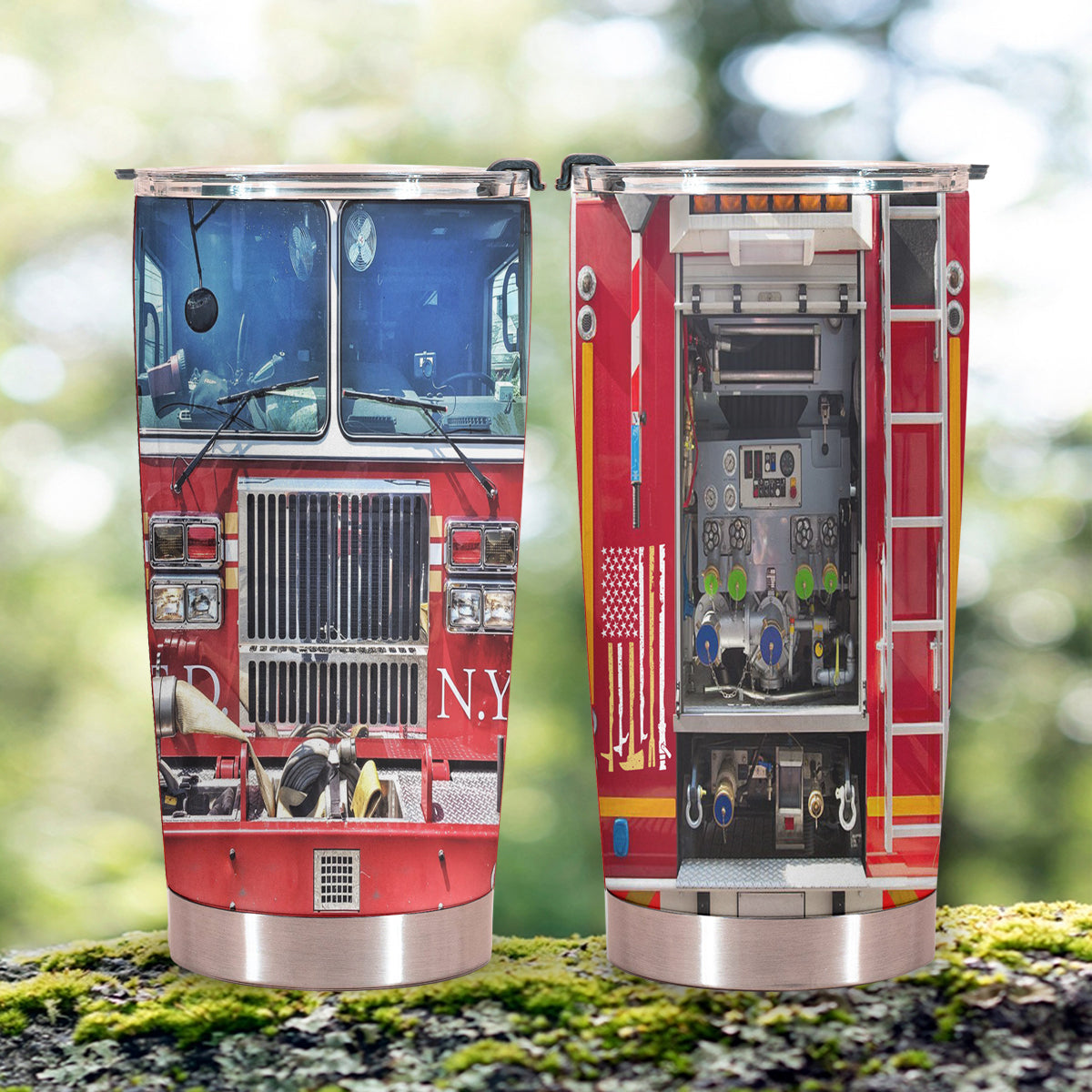 Best Custom Firefighter Tumbler - Stainless Steel Tumbler 20oz With Lid and Straw Gifts For Firefighter From Wife, Father's Day, Birthday, Retirement, Appreciation 3 1657006284437.jpg